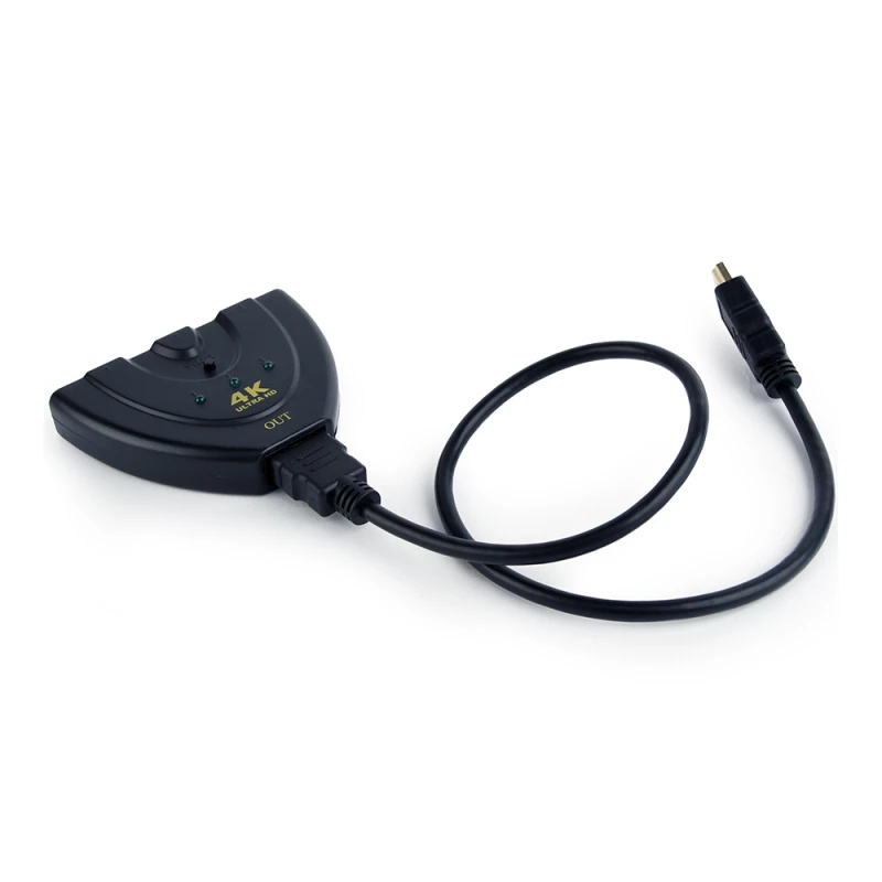 Cablu video Cablexpert SWITCH  DSW-HDMI-35, HDMI INTERFACE SWITCH, 3 PORTS, OUTPUT CABLE DISTANCE: UP TO 25 M