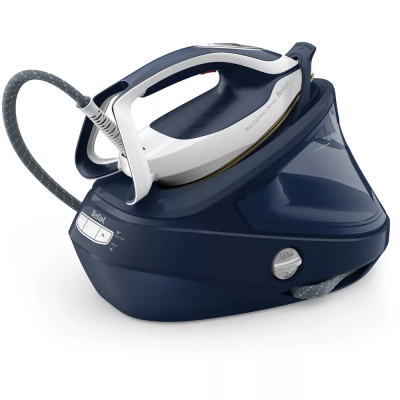 Statie de calcat cu abur Tefal GV9720E0, 3000 W, 1.2 l, 590 g/min, Durilium Airglide Autoclean Ultra Tin, Albastru