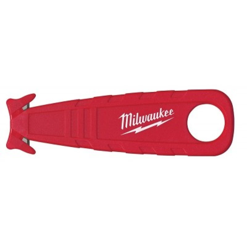 Cutit utilitar MILWAUKEE de siguranta, 12 cm, Rosu