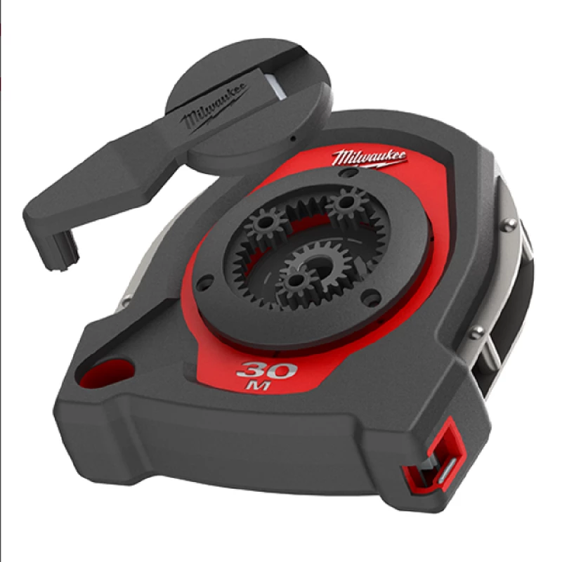 Рулетка MILWAUKEE с металлической полоской длиной 30 м, закрытый корпус