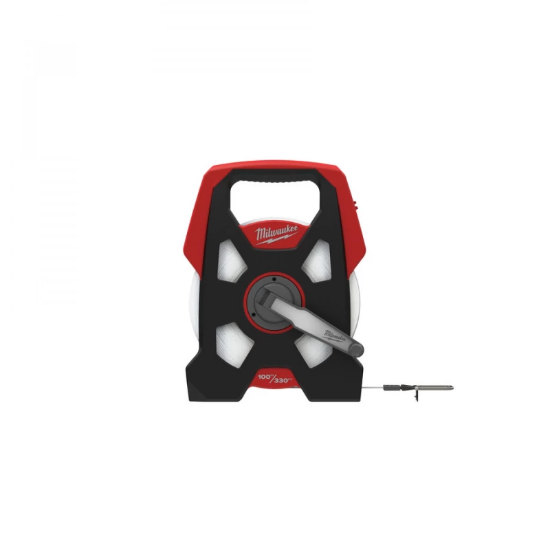 Ruleta MILWAUKEE cu banda metalica lunga de 100m