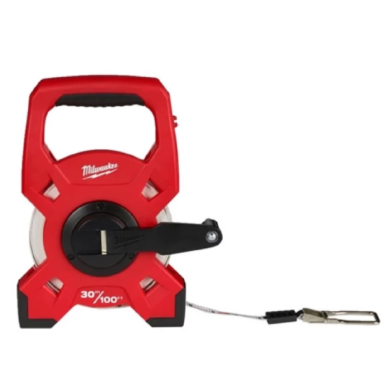 Ruleta MILWAUKEE cu banda din fibra de sticla lunga de 30m