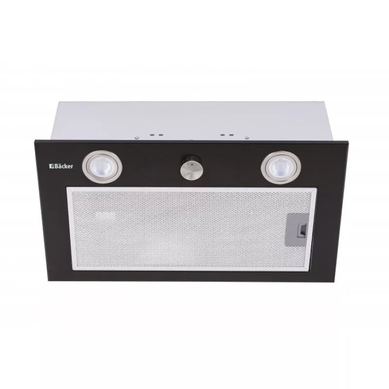 Hota BACKER XIR 850 (52) BLACK, 850 m³/h, 1 motor, 52 сm, Negru