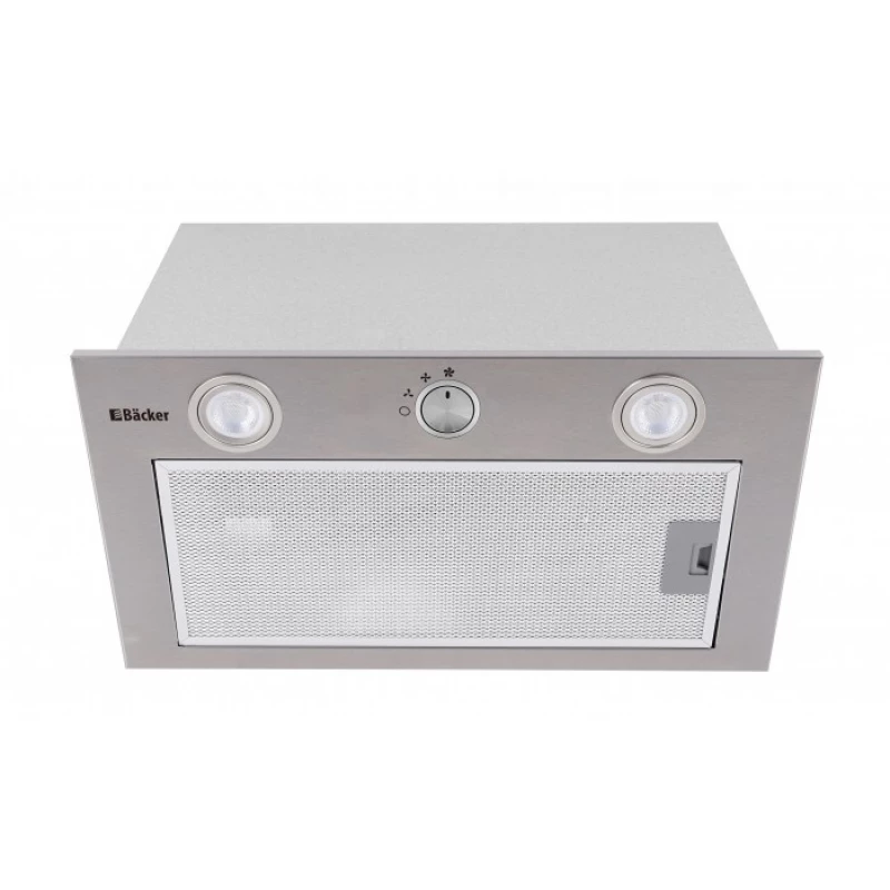 Hota BACKER XIR 850 PA (52) INOX, 850 m³/h, 1 motor, 52 сm, Inox