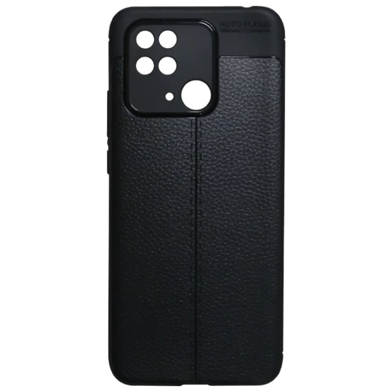 Husa Xcover XIAOMI REDMI 10C, LEATHER, BLACK