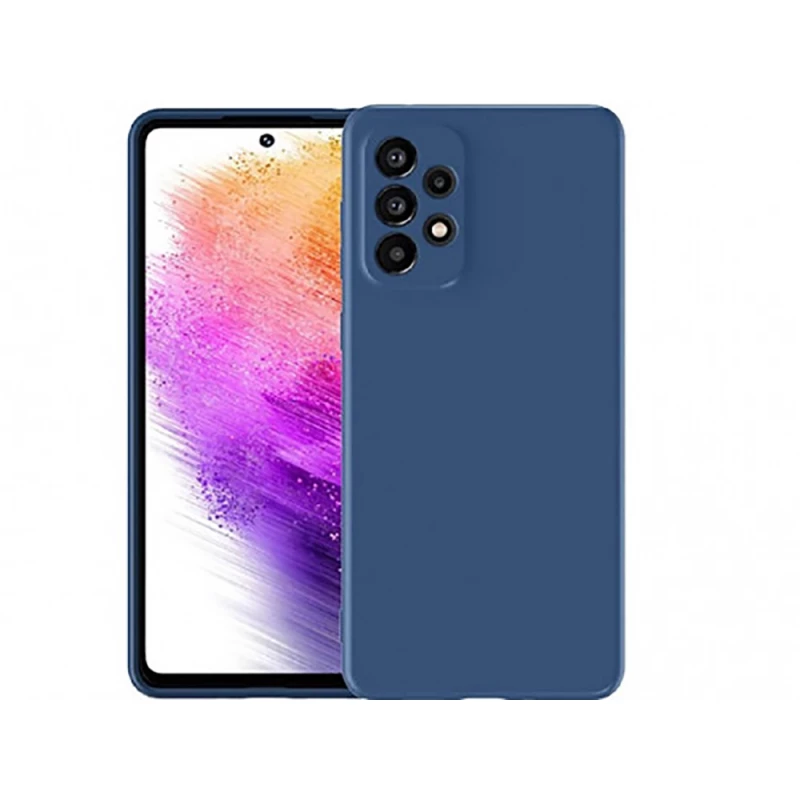 Husa Xcover SAMSUNG A73, LIQUID SILICONE, LIGHT BLUE