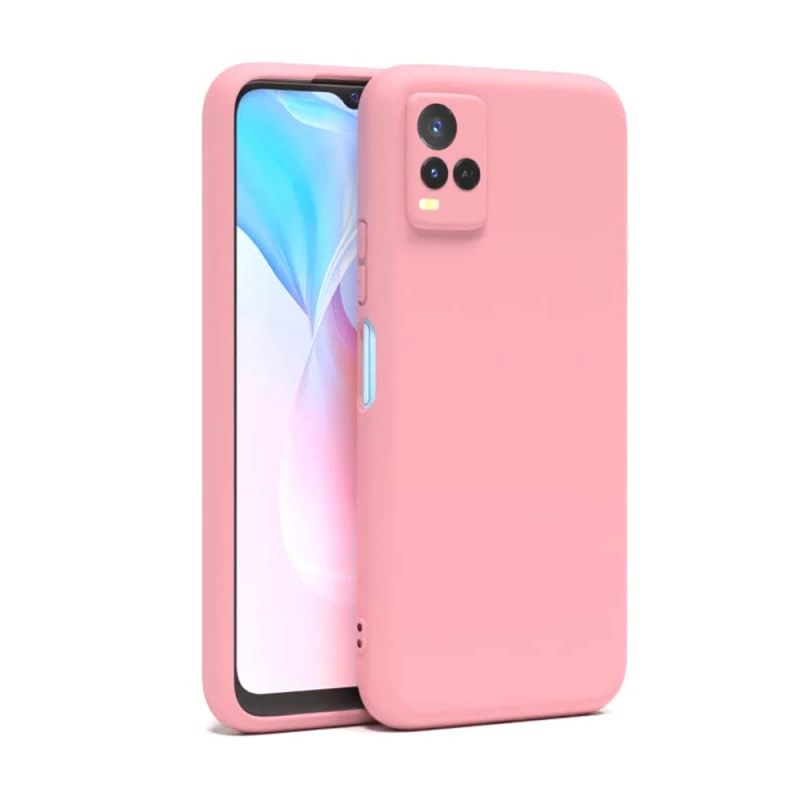Husa Xcover VIVO Y21, LIQUID SILICONE, PINK