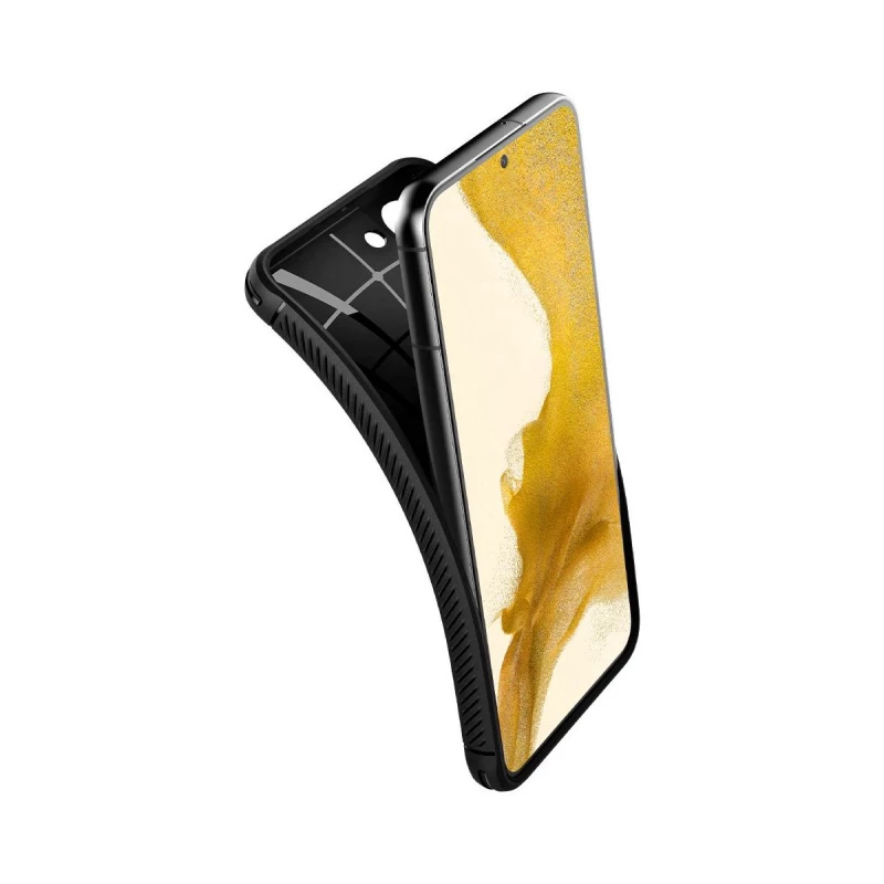 Husa Spigen SAMSUNG S22, RUGGED ARMOR, MATTE BLACK