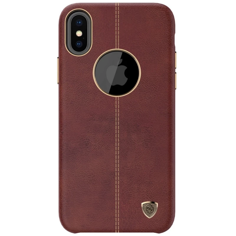 Чехол Nillkin Apple iPhone X, Englon, Brown