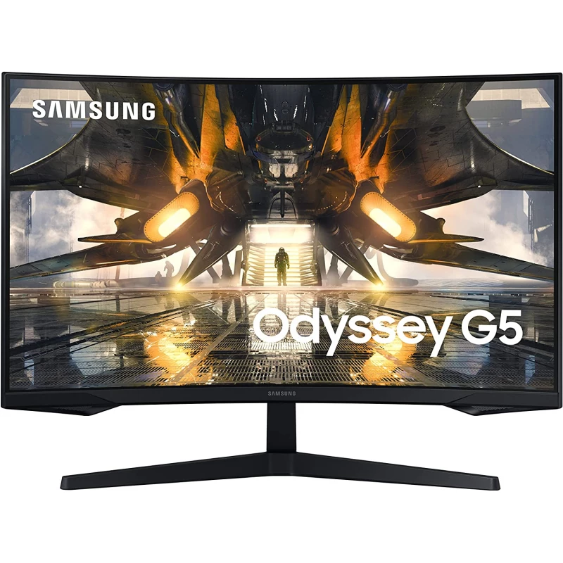 Monitor gaming Samsung 27" Odyssey G5 S27AG520N,Black,IPS,2560x1440,165Hz,FreeSync+GSync,1ms,350cd,HDR,DP+HDMI,PvtRezoluția Display-ului: 2560x1440 WQHD Tip panou: IPS Rata maximă de reîmprospătare: 165 Hz Timp de răspuns: 1 ms (GtG) Intrări HDMI: 1x HDMI