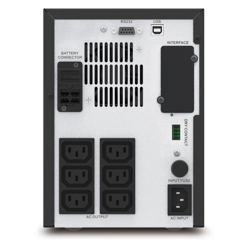 UPS APC EASY UPS SMV1000CAI 1000VA/700W, TOWER, SINEWAVE, LINE INTER., LCD, AVR, USB, COMM. SLOT, 6*C13---HTTPS://WWW.SE.COM/WW/EN/PRODUCT/SMV1000CAI/-EASY-UPS-LINEINTERACTIVE-SMV-1000VA-230V-WITH-NETWORK-SLOT/