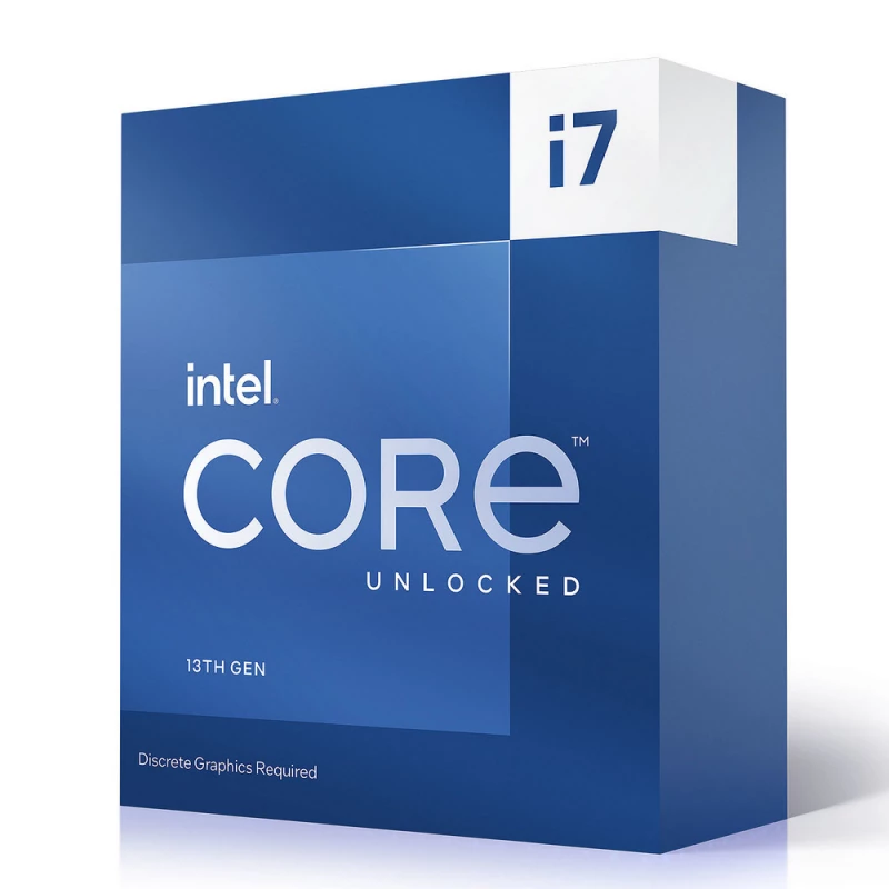 Процессор INTEL Core i7-13700KF 2.5-5.4GHz, Tray, (8P+8E/24T, 24MB,S1700,10nm, No Integ. Graphics,125W)