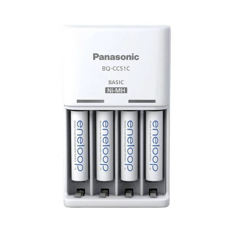 Încarcator PANASONIC K-KJ51MCD40E, 85044093, 4 pcs, 2000mAh, AA/AAA, LED indicator