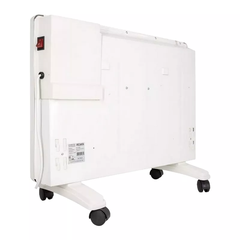 Конвектор RESANTA OK-1500E, 1,5KW, 1500 Вт, 20 м², Белый
