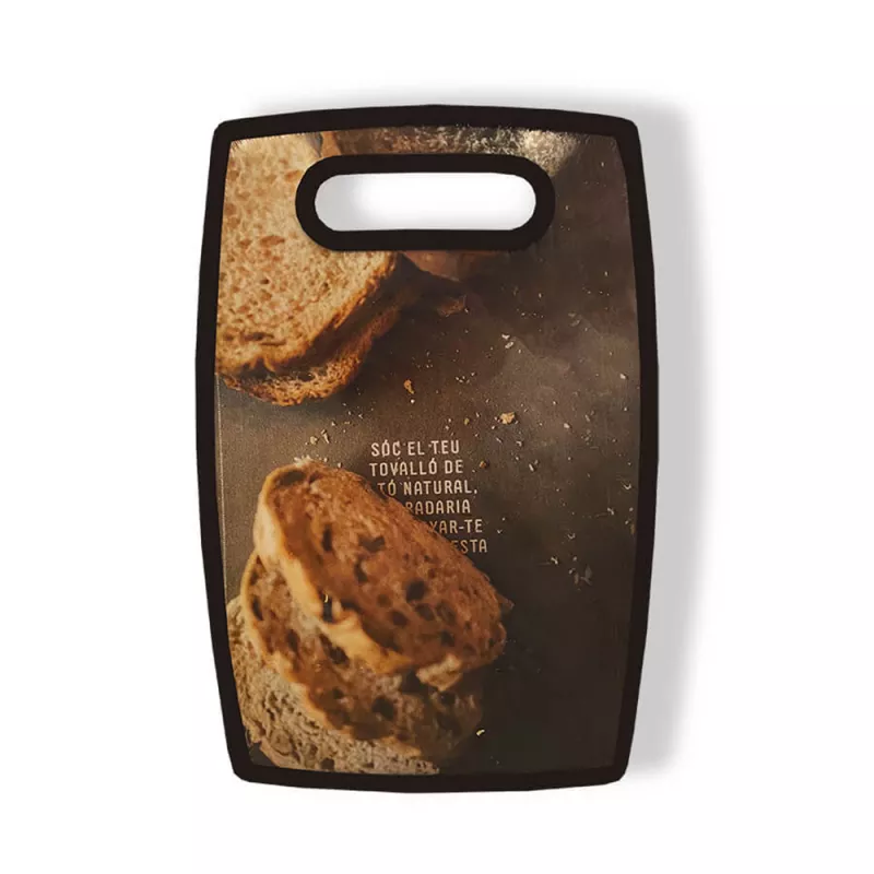 Placa de tocat Maestro MR-1686-L, Plastic, Maro, 23 x 37 x 1.2 cm