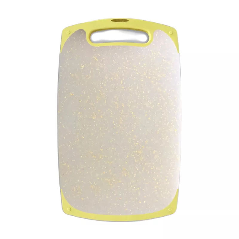 Placa de tocat Maestro MR-1654-41, Plastic, Alb, Galben, 40.3 x 24 x 0.9 cm