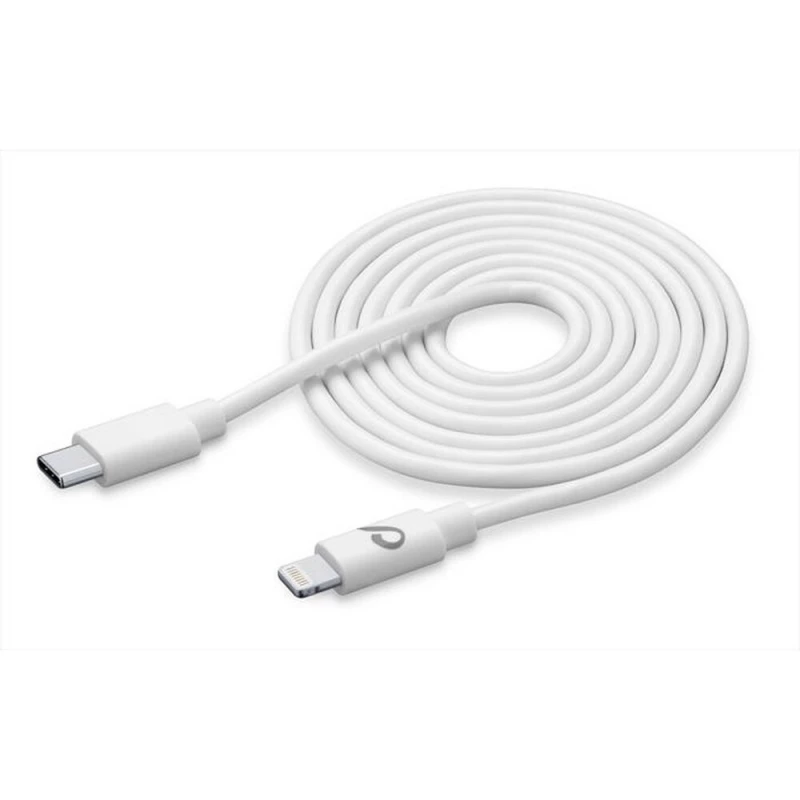 Кабель Cellular Line TYPE-C TO LIGHTNING CABLE POWER MFI, 3M, WHITE