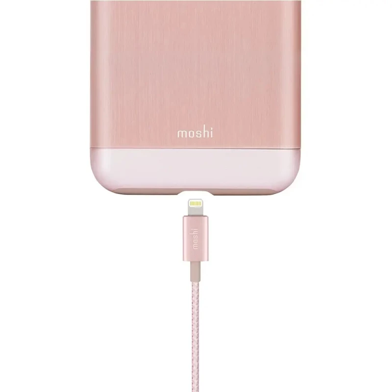 Кабель Moshi LIGHTNING CABLE, INTEGRA, GOLDEN ROSE