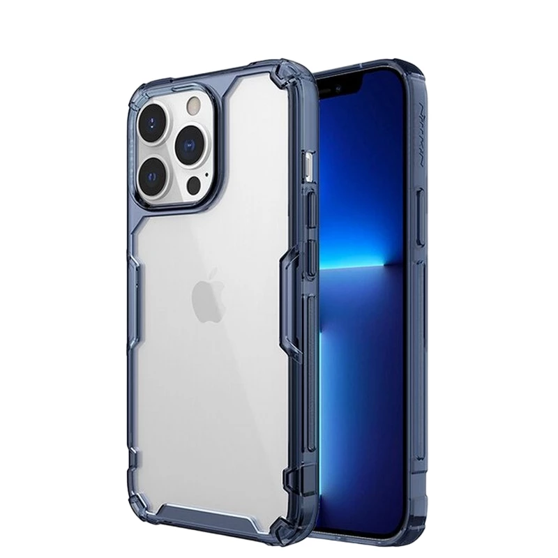 Husa Nillkin APPLE IPHONE 13 PRO MAX, ULTRA THIN TPU, NATURE PRO MAGNETIC, BLUE