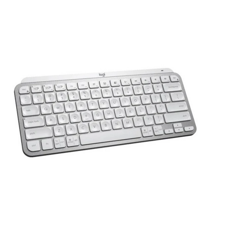 Tastatura fara fir LOGITECH MX KEYS MINI, Premium typing, Metal plate, BT/2.4Gh, US Layout, Pale Grey