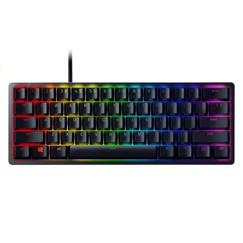 Gaming keyboard RAZER Huntsman Mini, Optical Linear SW, Doubleshot PBT Keycaps,US Layout,USB, Black.