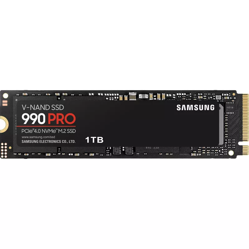 SSD Samsung .M.2 NVME 1.0TB 990 PRO, [PCIe 4.0 x4, R/W:7450/6900MB/s, 1200K/1550K IOPS, 600TB, 3DTLC]
