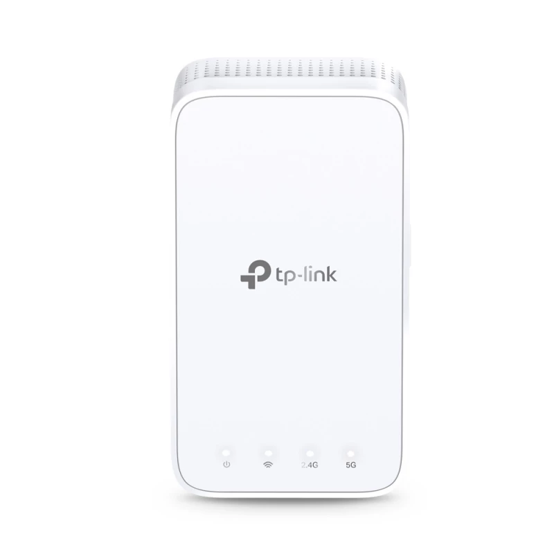Extender TP-LINK RE300 AC1200, Wi-Fi Range Extender, Wall Plugged, 2 internal antennas, 867Mbps at 5GHz + 300Mbps at 2.4GHz, Range Extender mode, WPS, Intelligent Signal Light, Access Control, Power Schedule, LED Control, OneMesh, Tether App