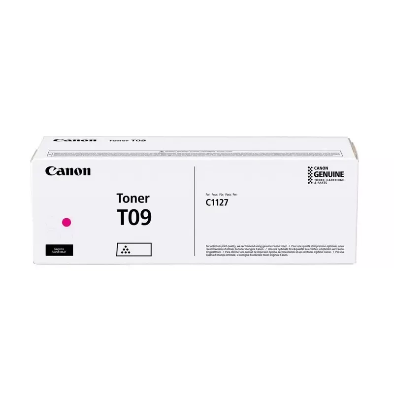 Cartus laser CANON T09 Magenta, for i-SENSYS X C1127i, C1127iF, C1127PToner Cartridge Magenta, 5,900 pages, Based on ISO/IEC 19798, for Canon i-SENSYS X C1127i, C1127iF, C1127P