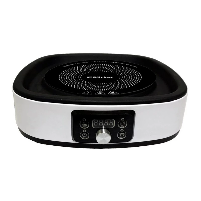 Aragaz electric BACKER BCR2068 HOME DRAGON 3 IN 1, 2000 W, Timer, Negru