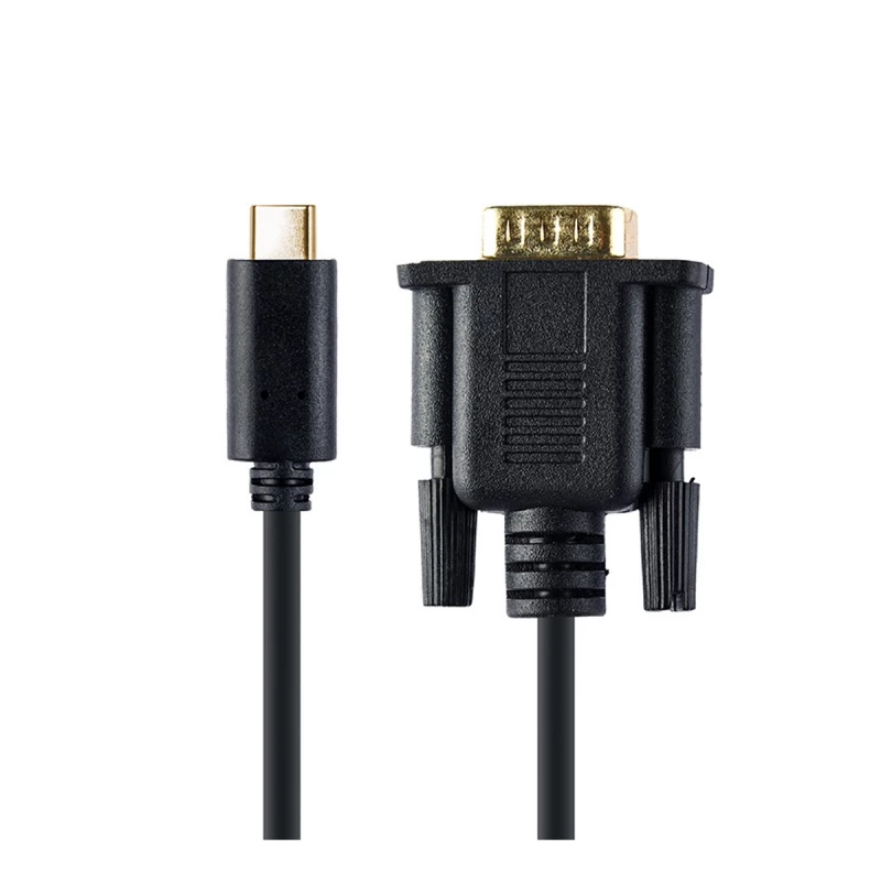 Cablu video Cablexpert TYPE-C TO VGA 2.0M CABLEXPER, 1920 X 1080 AT 60 HZ, A-CM-VGAM-01