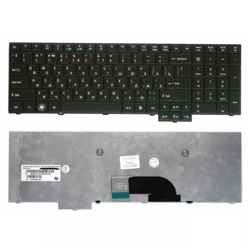 Клавиатура для ноутбука ACER TravelMate 5760, 6595TG, 8573
