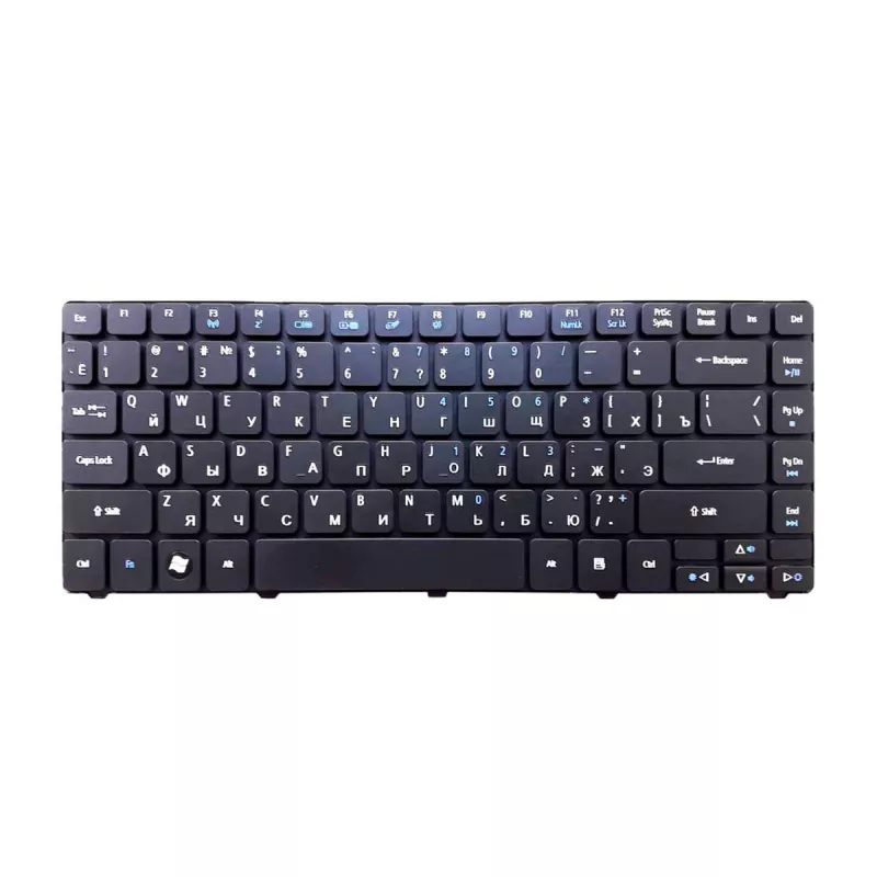 Клавиатура для ноутбука ACER Aspire 3750, 4535, 4540, 4736, 4741, 4745, 4935, Aspire TimeLineX 3410, 3810, 4410, 4810, 5940G, 5935G, 3811, 3820, 4251, 4551, 4553,4625, 4740, 4820, 5935, 5940, 5942, 4250, 4252, 4253, eMachines D440, D528, D728, D732, D640, D730