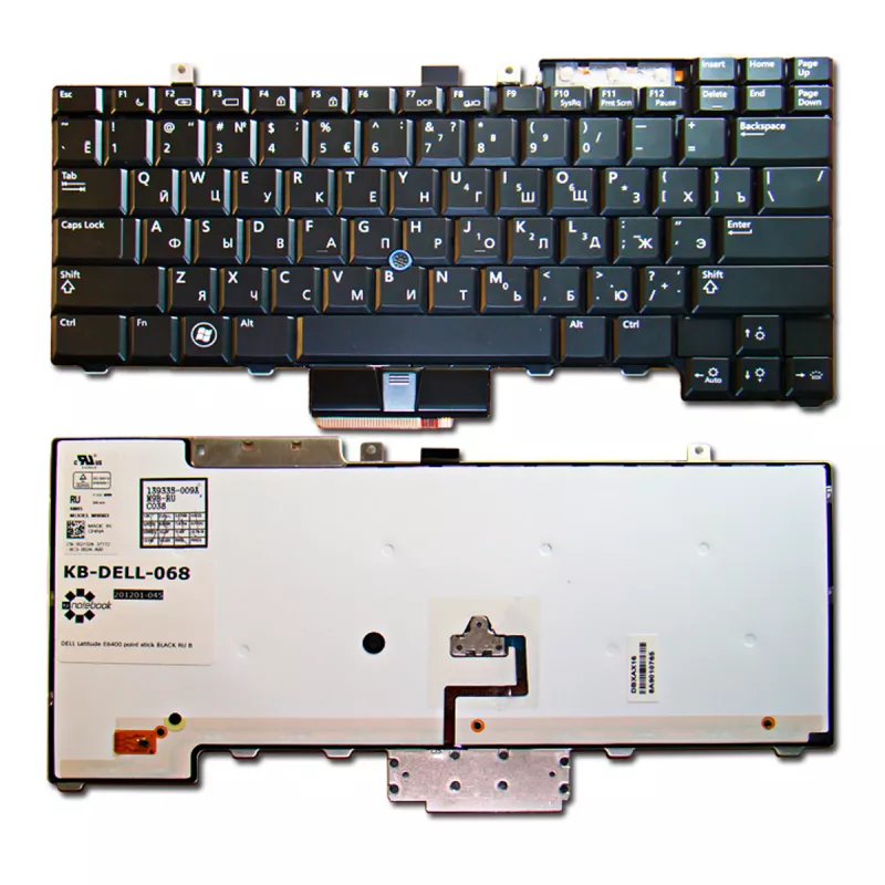 Клавиатура для ноутбука DELL Latitude E5300, E5400, E5500, E6400, E6410, E6500, E6510, Precision M2400, M2500, M4200, M4400, M4500