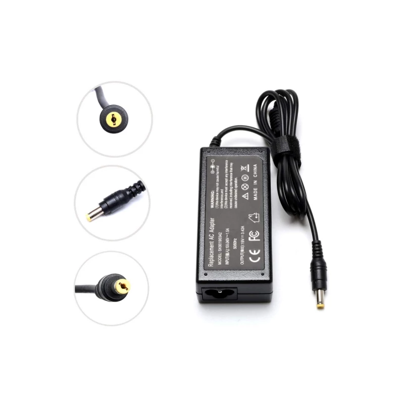 Sursa alimentare laptop OEM Acer 19V-3.42A (65W) Round DC Jack 5.5*1.7mm без кабеля!
