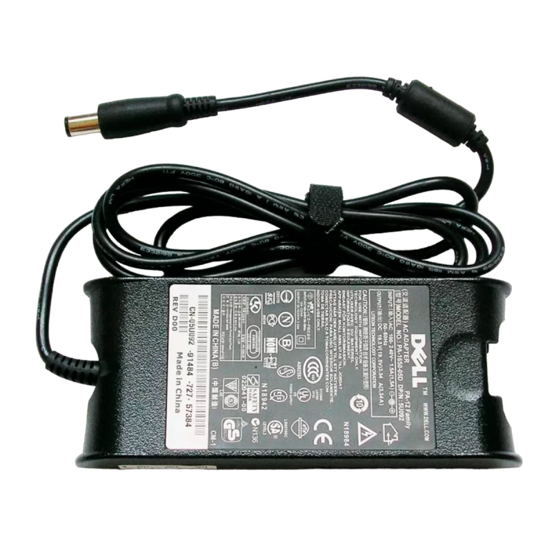 Sursa alimentare laptop DELL 19.5V-3.34A (65W), Round DC Jack 7.4*5.0mm w/pin inside без кабеля!