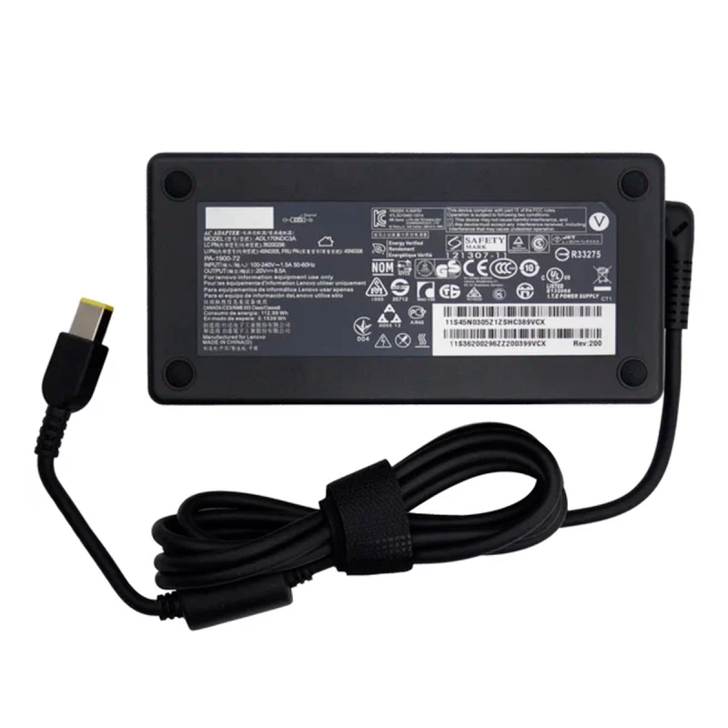 Sursa alimentare laptop LENOVO 20V-8.5A (170W), Square DC Jack без кабеля!