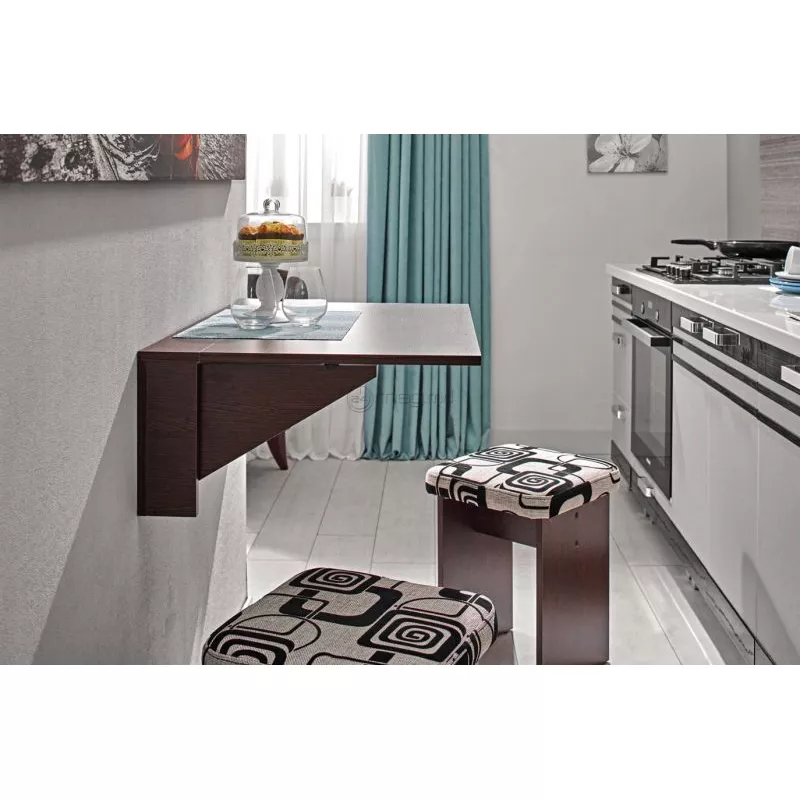 Masa Ambianta TINA, PAL melaminat, Sonoma inchis, 80 x 55 x 26.6