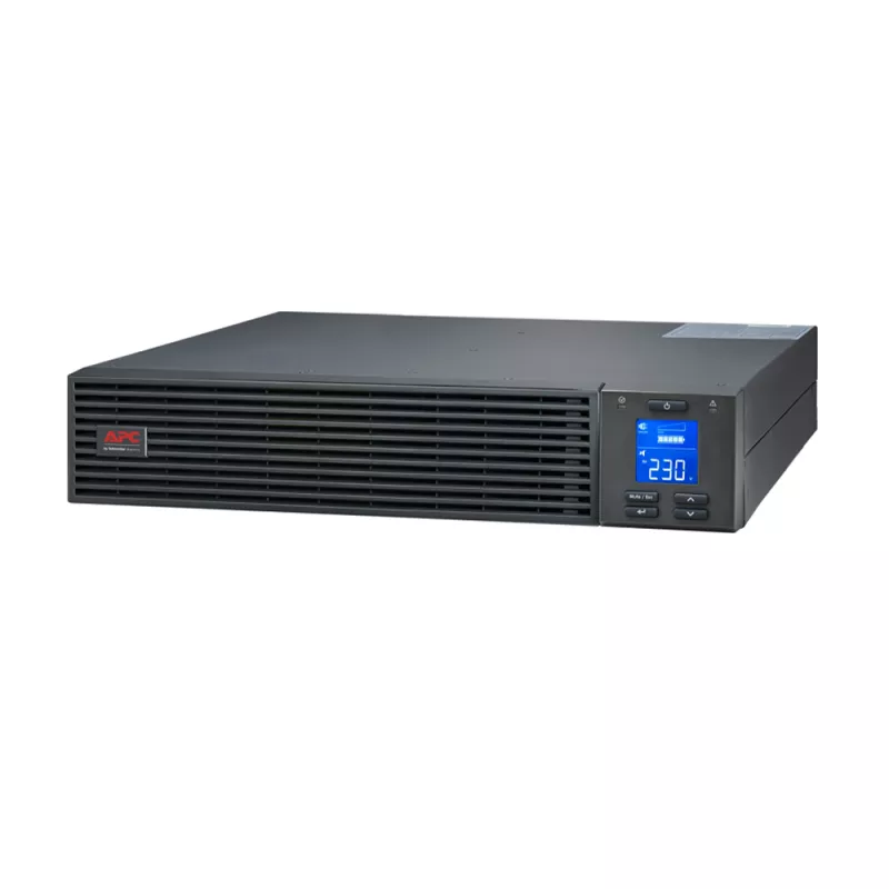 UPS APC EASY SRV1KRIRK 1000VA/800W,RACK2U,SINEWAVE,ONLINE,LCD,AVR,USB,RS232,COMM.SLOT,3*C13,RAILKIT, 1000 VA / 800 W
