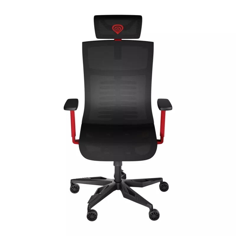 Fotoliu Gaming Genesis Ergonomic Astat 700 Red, Gazlift, 120 kg, 160-195 cm, Negru, Rosu