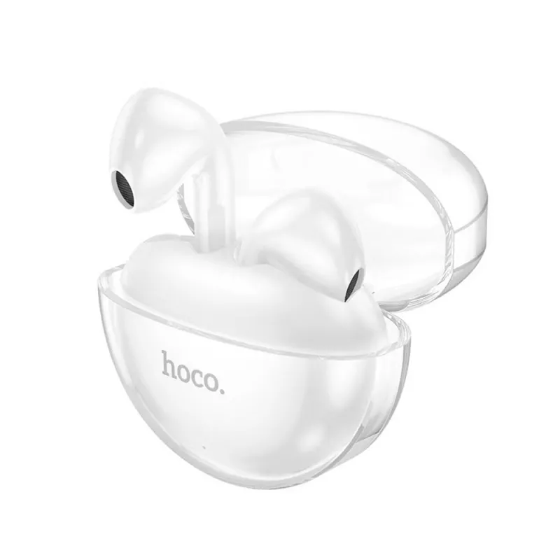 Casti fara fir Hoco DES26 COOL ICE BT HEADSET WHITE