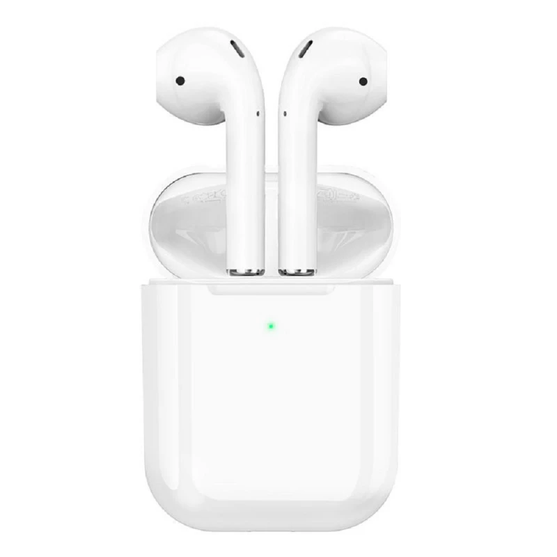 Casti fara fir Hoco EW02 PLUS TRUE WIRELESS BT HEADSET WHITE