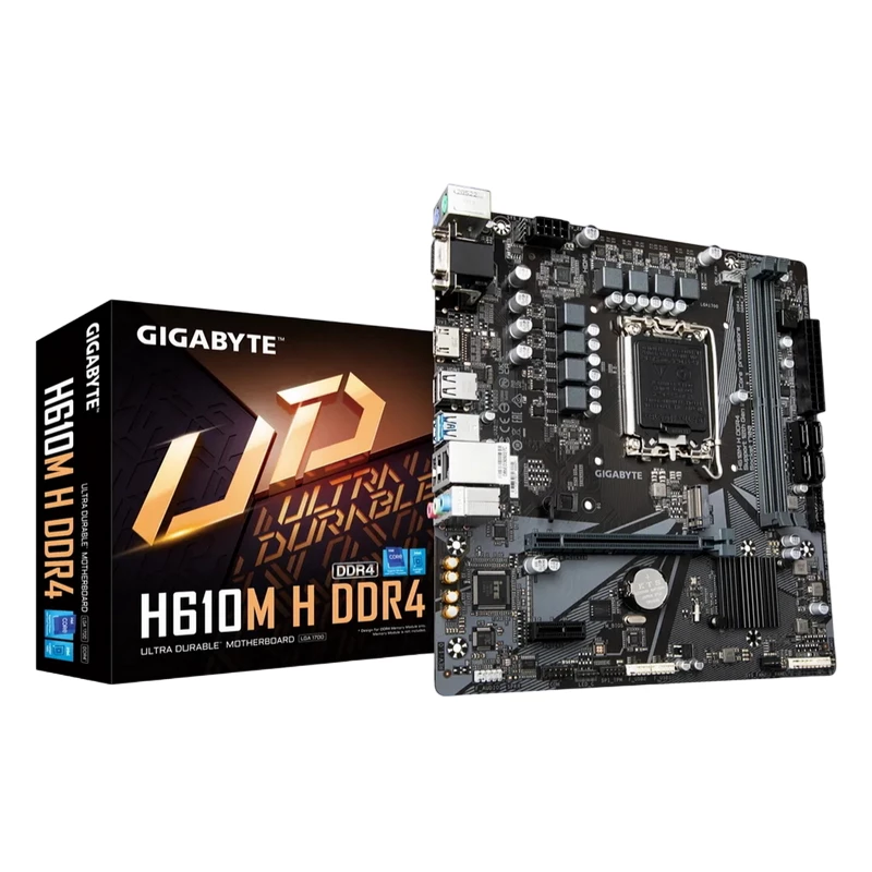 Материнская плата GIGABYTE MB S1700 H610M H DDR4 MATX