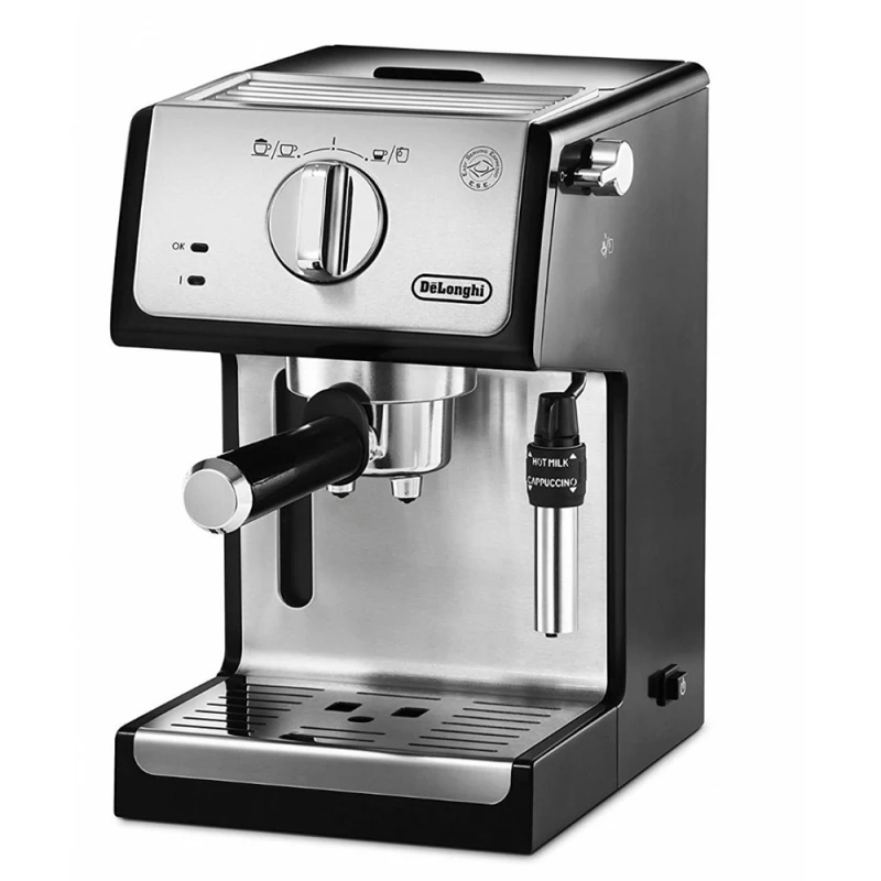Cafetiera Delonghi ECP 35.31, 1100 W, 1.1 l, Argintiu, Negru