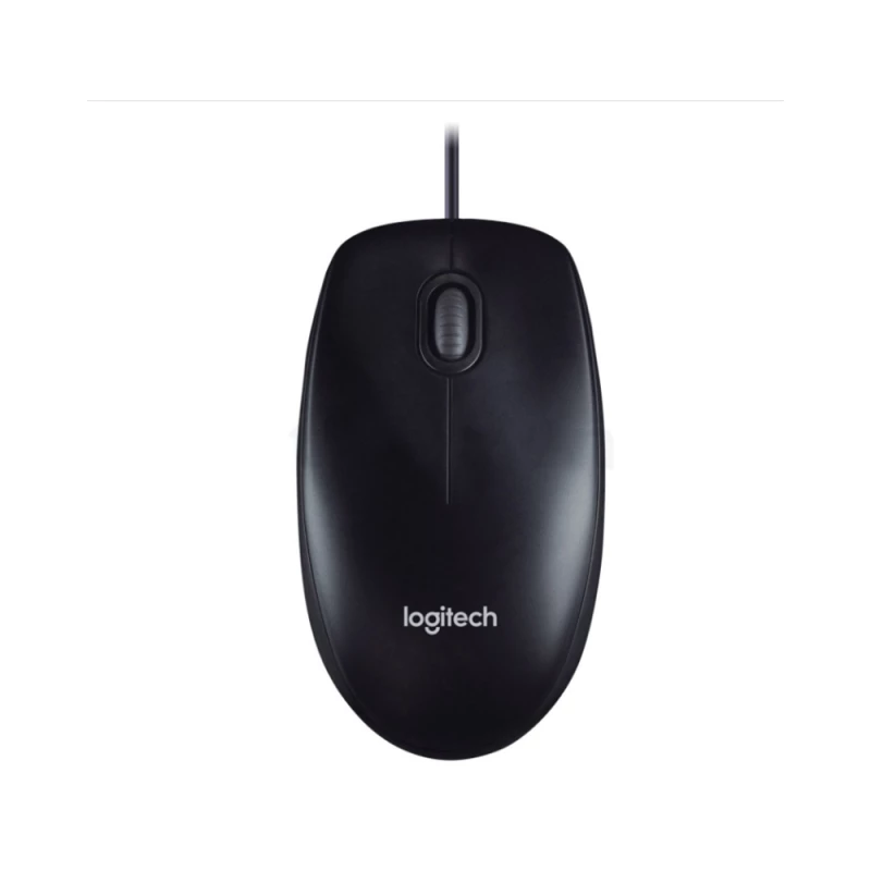 Mouse LOGITECH M100, OPTICAL, 1000 DPI, 3 BUTTONS, AMBIDEXTROUS, BLACK, USB