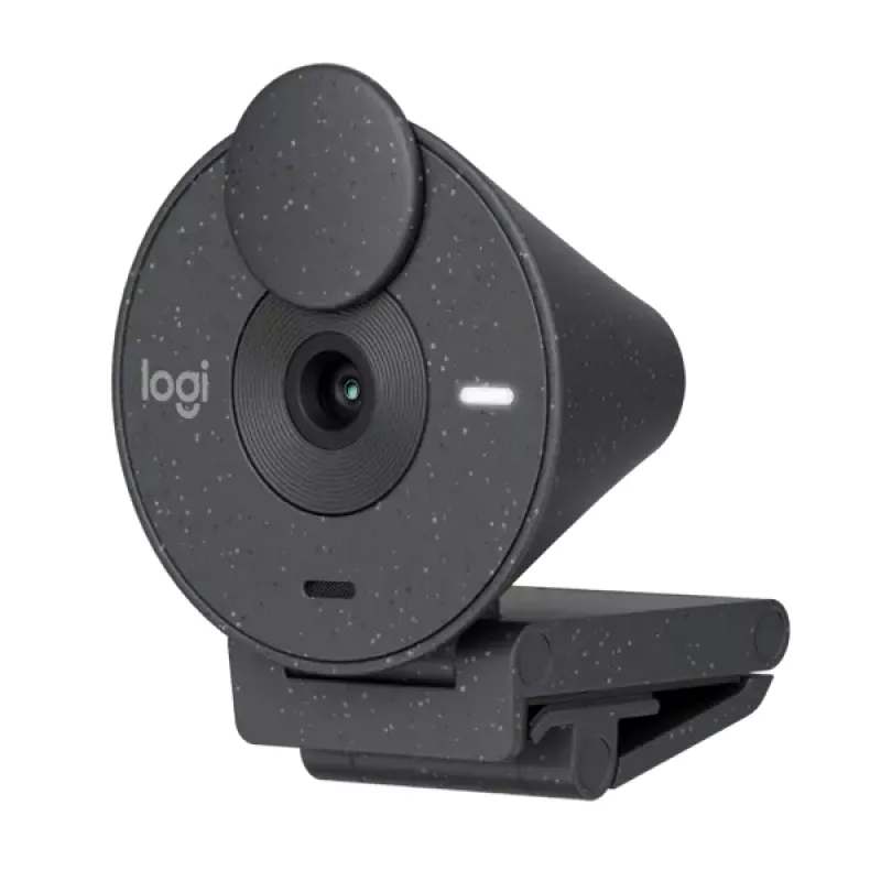 Вебкамера LOGITECH BRIO 300, 1080P/30FPS, FOV 70°, 2MP, FIXED FOCUS, SHUTTER, 1.5M, TYPE C, GRAPHITE