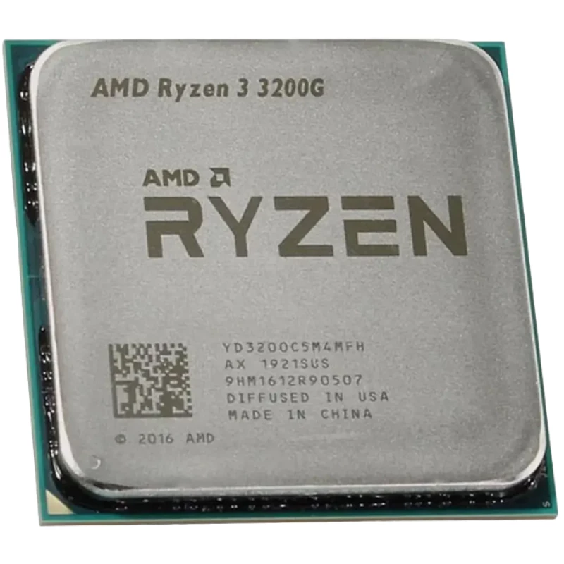 Процессор AMD RYZEN 3 3200G, TRAY, AM4, (3.6-4.0GHz, 4C/4T,L2 2MB,L3 4MB,12nm, Vega 8 Graphics, 65W)