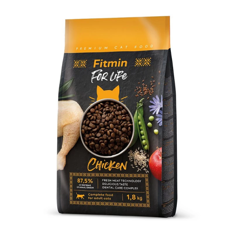 Hrana uscata Fitmin CAT FOR LIFE ADULT CHICKEN, 1.8 kg