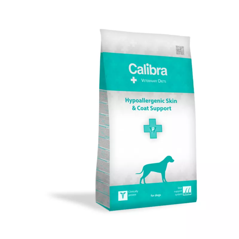 Hrana uscata CALIBRA VD DOG HIPOALLERGENIC SKIN & COAT SUPP, 2 kg