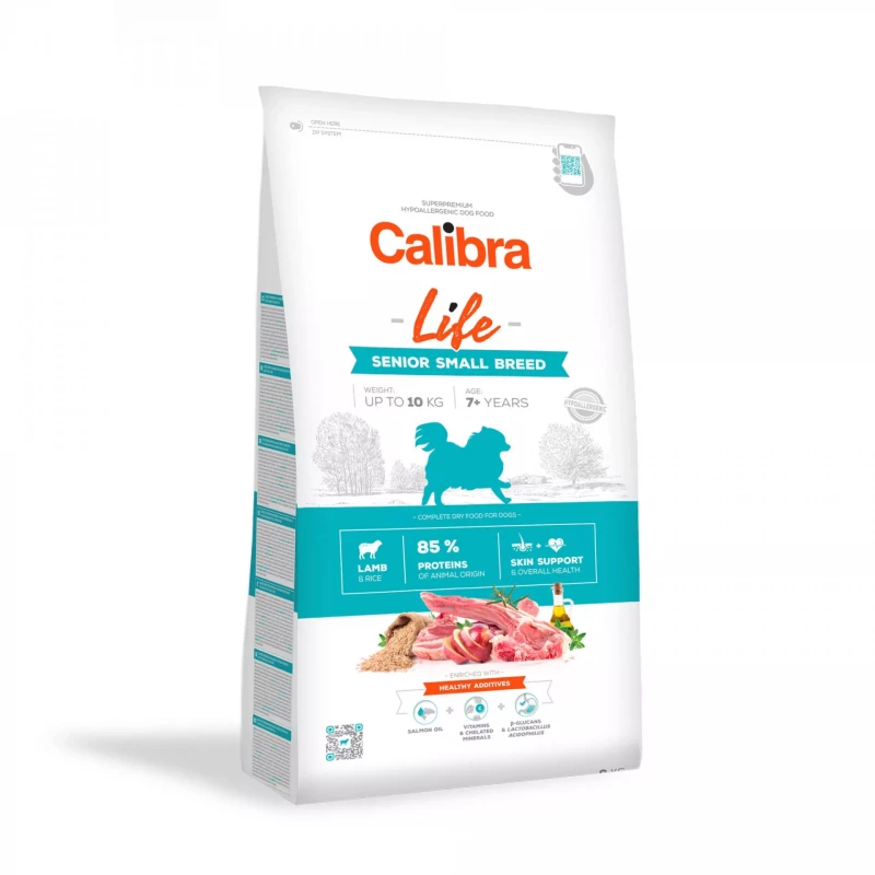 Hrana uscata CALIBRA DOG LIFE SENIOR SMALL BREED LAMB 1.5 KG