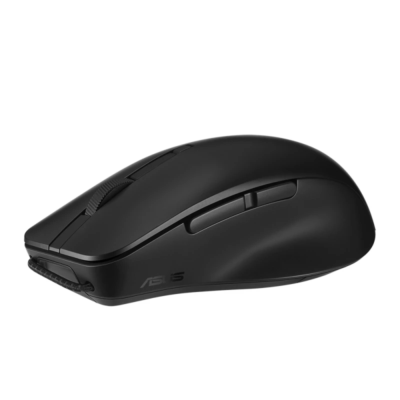 Mouse wireless ASUS SMARTO MD200, UP TO 4200DPI, 6 BUTTONS, CARRYING LOOP, 85G. 1XAA, 2.4/BT, BLACK